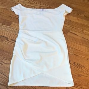 White Off The Shoulder Dress